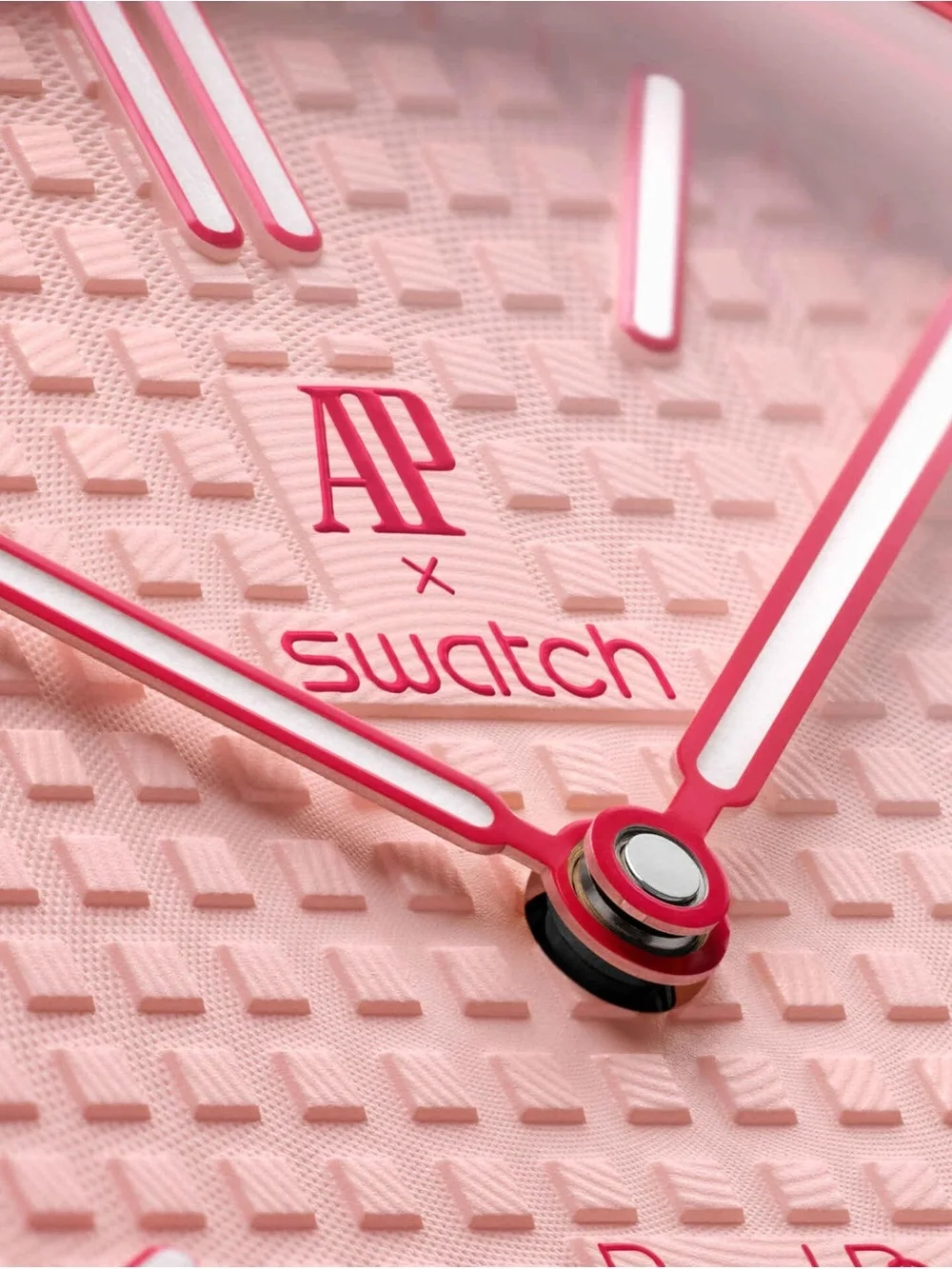 Audemars Piguet x Swatch Royal Pop RED PINK Pendant Watch OTTO ROSSO AP